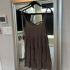 Altered state brown summer dress size small